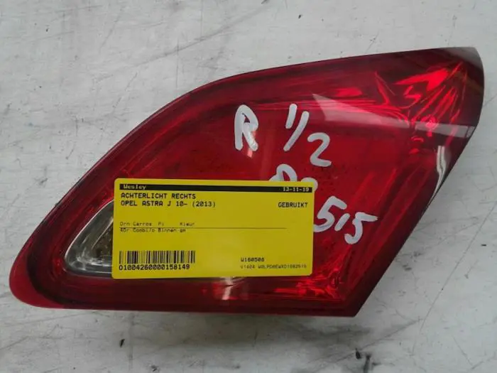 Taillight, right Opel Astra