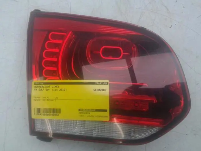 Taillight, left Volkswagen Golf