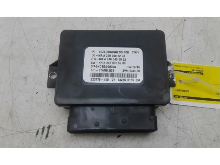 Parking brake module Mercedes CLA