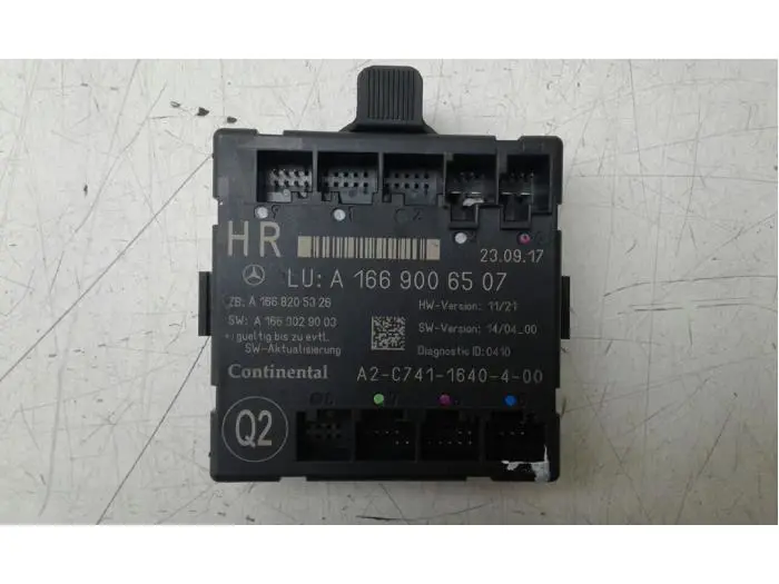 Central door locking module Mercedes GLE-Klasse