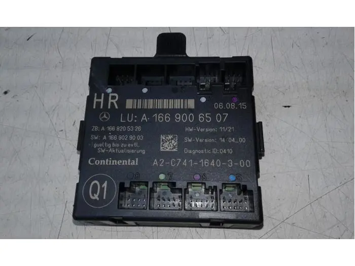 Central door locking module Mercedes GLE