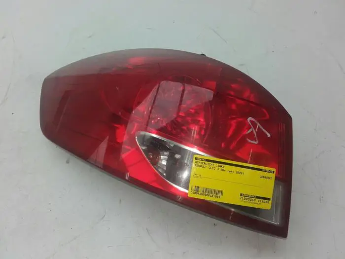 Taillight, left Renault Clio