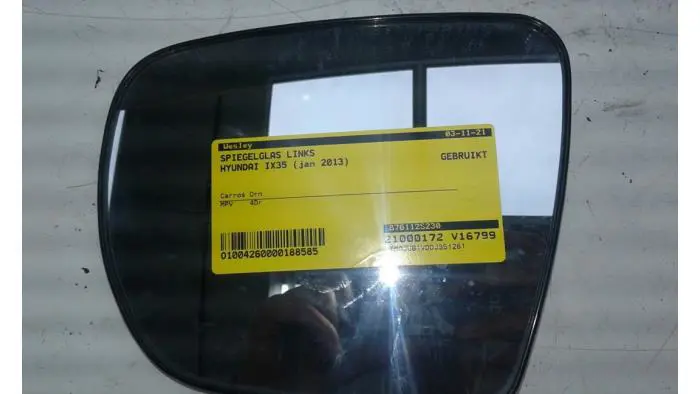 Mirror glass, left Hyundai IX35