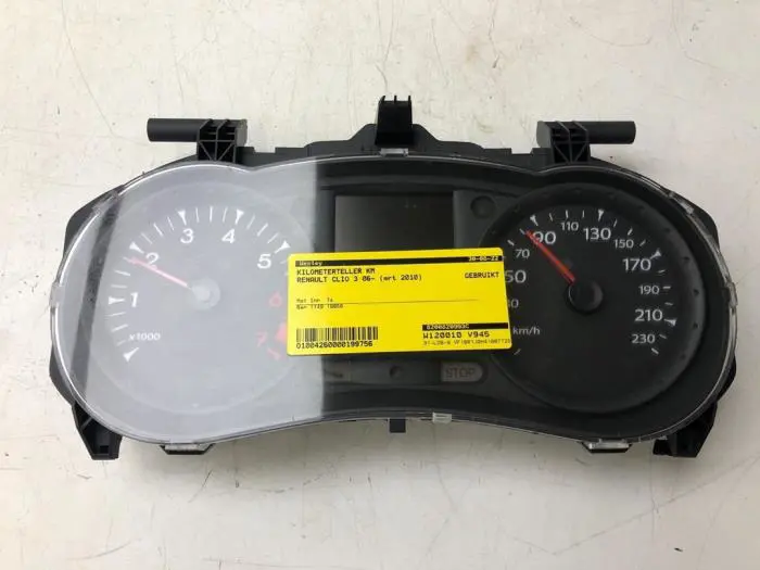 Odometer KM Renault Clio