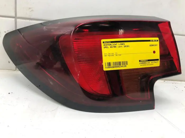 Taillight, left Opel Astra