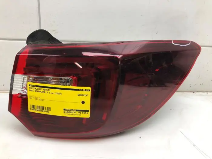 Taillight, right Opel Grandland X