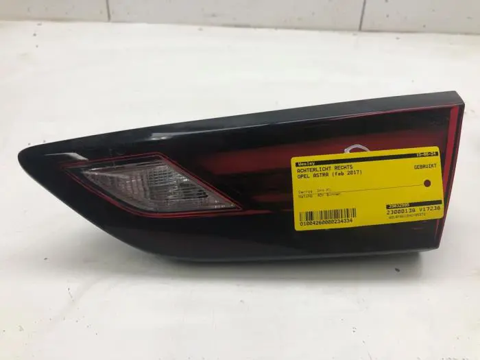 Taillight, right Opel Astra