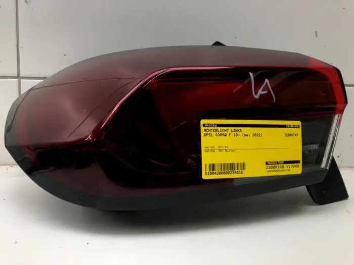 Taillight, left Opel Corsa