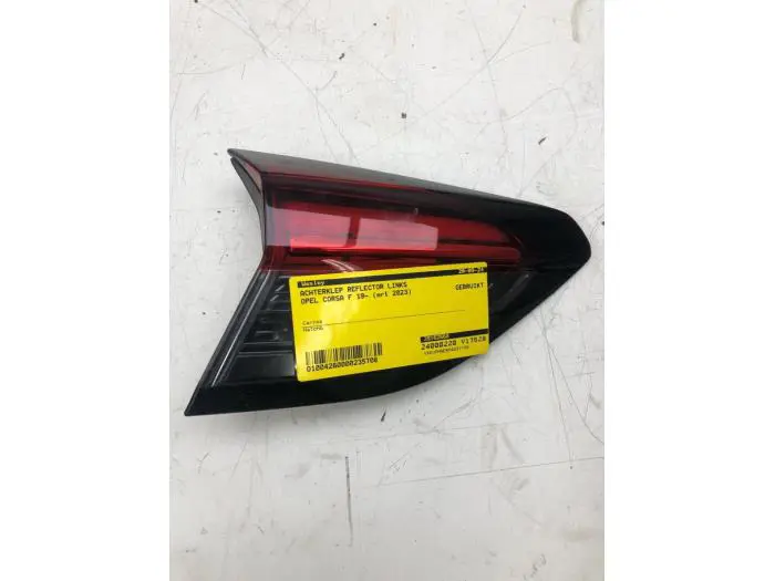 Tailgate reflector, left Opel Corsa