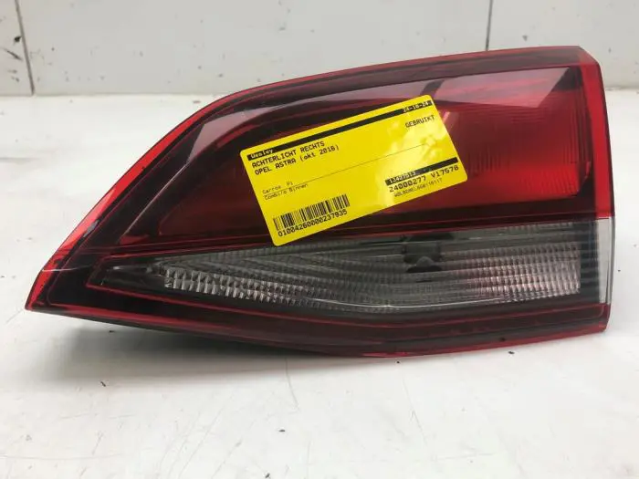 Taillight, right Opel Astra