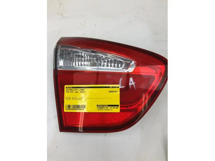 Taillight, left Kia Rio